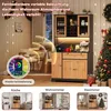 Flieks mobile alto da cucina con ante in vetro, mobile da Anteprima dell’immagine prodotto 7
