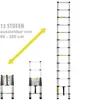 Eaxus® Scala telescopica 3,8 m - DIN EN 131 Scala multiuso Anteprima dell’immagine prodotto 7