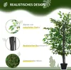 Outsunny Sztuczne drzewo Banyan Dekoracja z litego drewna Podgląd zdjęcia produktu 5