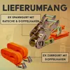 Spanngurte mit Ratsche und Haken 2er Set | 25mm breit | 5m Produktbild-Vorschau 4