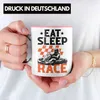 Trendation - Go Kart Fahrer Tasse Geschenk Eat Sleep Race Produktbild-Vorschau 2