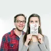 Mr. & Mrs. Panda Postkarte Tierärztin Herz - Weiß - Produktbild-Vorschau 4