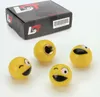 4x Reifen Ventilkappen Kappe Smiley Zwinkern Gelb für Produktbild-Vorschau 1