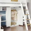 Flieks Etagenbett 90x200cm mit Schreibtisch und Regal, Produktbild-Vorschau 8
