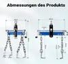 Wiltec Balancierer bis 680 kg, Getriebeheber aus Stahl, Produktbild-Vorschau 3