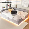 Flieks Schlafsofa 140x200cm mit Led und Ladeanschlüssen, Produktbild-Vorschau 6