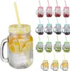 relaxdays Bunte Trinkgläser mit Deckel 16er Set Produktbild-Vorschau 1
