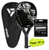 VirtuFit Hybrid Padel Set Schwarz Grau mit Schläger, Produktbild-Vorschau 1