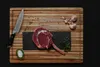 TEAKHAUS Traditionelles Schneidebrett, L mit Saftrille Produktbild-Vorschau 6