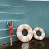 Petites Pommes Schwimmring ANNA Peach Daisy | Ø 60cm Produktbild-Vorschau 4