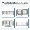 IvoQ Welpenauslauf – Hundeauslauf – 8 Paneele – 60 cm hoch Produktbild-Vorschau 5
