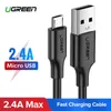 Kábel micro USB UGREEN QC 3.0 2.4A 0,25 m (čierny) Náhľad obrázku produktu 2