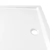 vidaXL Duschtasse ABS Rechteckig Weiß 80x110 cm Produktbild-Vorschau 6