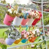 10 x Blumentöpfe zum Hängend mit 3 x Gartenschaufel, Hänge Produktbild-Vorschau 5