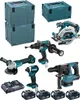 Makita Kit DLX5038PTJ (DTD154 + DGA506 + DHR243 + DHS680 + Voir les images du produit 1