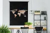 MuchoWow® Wandteppich Wandbehang Weltkarte - Farben - Produktbild-Vorschau 3