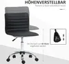 HOMCOM Bürostuhl mit Rückenlehne, höhenverstellbar Produktbild-Vorschau 4