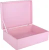 Creative Deco XL Rosa Große Holzkiste Aufbewahrungsbox Produktbild-Vorschau 1
