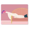 MuchoWow® Mauspad Mousepad Vintage - Frauen - Pastell 40x30 Produktbild-Vorschau 1