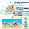 COSTWAY Składane krzesło plażowe, krzesło kempingowe z Podgląd zdjęcia produktu 4
