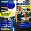 MASKO® Werkstattwagen inkl. Koffer - 9 Fächer Abschließbar Produktbild-Vorschau 5