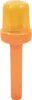 A close-up studio shot of an orange and yellow blinker light for a traffic cone. Produktbild-Vorschau