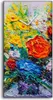 Wandkunst Leinwand Bild Uhr Geräuschlos Kunstdruck 30x60 Produktbild-Vorschau 1