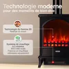 Cheminée électrique KAMINIO LENI avec tuyau de poêle - Voir les images du produit 3