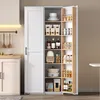 Armoire haute 40x40x183, avec étagères derrière la porte, Voir les images du produit 5