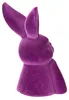 Dekorative Hasenfigur Denkerpose Beflockt Elegante Produktbild-Vorschau 7