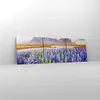Bild auf Leinwand - Leinwandbild - Berge Wiese Blumen - Produktbild-Vorschau 4