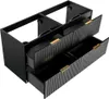Badmöbel Set mit 121cm Waschtisch ADELAIDE-56-BLACK in matt Produktbild-Vorschau 3