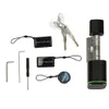 A collection of smart lock components and accessories laid out on a white background. Podgląd zdjęcia produktu