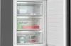 Siemens iQ700 KG39NSBBF Freistehende Kühl-Gefrier-Kombination mit Gefrierbereich unten, noFrost, 203 x 60 cm, matte schwarz Gefrierfach geöffnet Produktbild-Vorschau