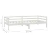 vidaXL Lit de jour blanc pin massif 90x200 cm Voir les images du produit 8