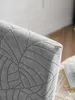 Stuhlhusse - Hellgrau Jacquard - Universeller Stuhlbezug - Produktbild-Vorschau 11