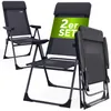 Casaria Set 2 Sedie da Giardino Pieghevoli Regolabili 7 Anteprima dell’immagine prodotto 1