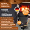 BLACK OAK Ascheeimer KATLA 15L – Set mit Schaufel & Besen Produktbild-Vorschau 7