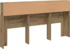 vidaXL Čelo postele s policami Artisan dub 200x19x103,5 cm Náhľad obrázku produktu 6