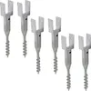 6x U-Profil Bodenhülse zum Einschrauben 9x9 cm 68,5 cm Produktbild-Vorschau 1