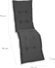 GO-DE Relax-Auflage 170 cm x 50 cm x 7 cm, grau, anthrazit Produktbild-Vorschau 3