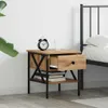 Table de chevet 2 pcs chêne artisanal 40 x 42 x 45 cm Voir les images du produit 4