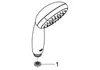 GROHE 28419002, Sprchová hlavice do ruky, Chrom, 9,5 l/min, Náhled obrázku produktu 2