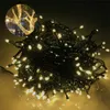 YUENFONG 50m lampki choinkowe LED 500LED ciepły biały - Podgląd zdjęcia produktu 8