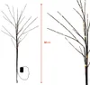 Two views of a decorative LED branch light with a size indicator. Produktbild-Vorschau