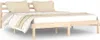 vidaXL Massivholzbett Kiefer 160x200 cm Produktbild-Vorschau 1