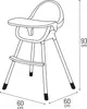 MoMi REKI – Evolutiver Baby Hochstuhl mit 2 Sitzpositionen Produktbild-Vorschau 6