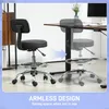 Chaise de bureau HOMCOM, réglable en hauteur, chaise de Voir les images du produit 6