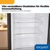 Exquisit Retro Kühlschrank 225 l | Energieklasse C | leise Produktbild-Vorschau 5