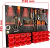 botle® Werkzeugwand Lochwand aus Metall, Stapelboxen + Produktbild-Vorschau 7